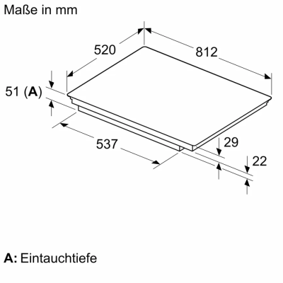 Siemens ex870nvv6e iQ700 Induktionskochfeld 80 cm, schwarze Glaskeramik