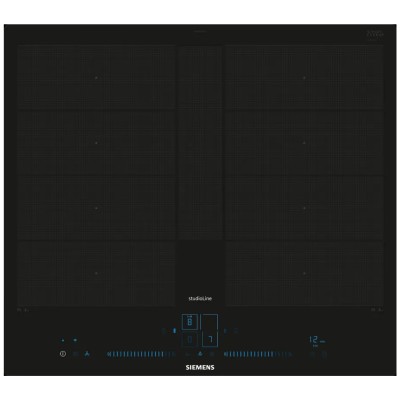 Table de cuisson à induction Siemens ex607nyv6e iQ700 60 cm vitrocéramique noir SL