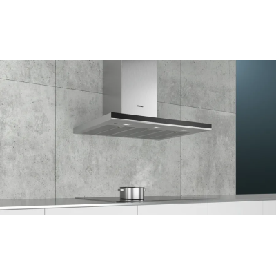 Siemens lc91bur50 iQ700 cappa a parete 90 cm inox + nero