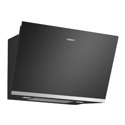 Siemens lc81jan60 iQ500 cappa inclinata a parete 80 cm vetro nero