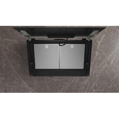 Siemens lc81jan60 iQ500 cappa inclinata a parete 80 cm vetro nero