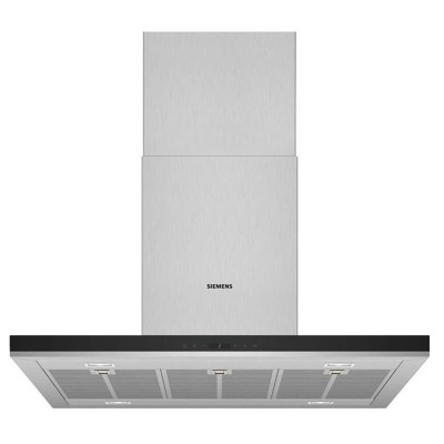 Siemens lf98bip50 iQ500 cappa a isola 90 cm inox + nero