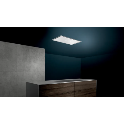 Hotte de plafond encastrable Siemens lr96cbs25 iQ500 90 cm blanc SL