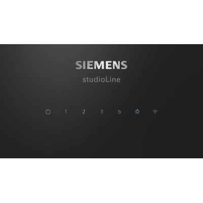 Siemens lc81kan65 iQ500 cappa inclinata a parete 80 cm vetro nero SL