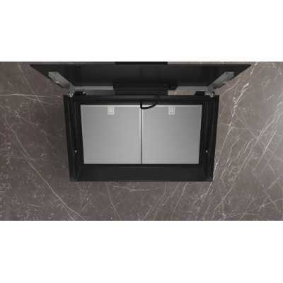 Siemens lc81kan65 iQ500 inclined wall hood 80 cm black glass SL