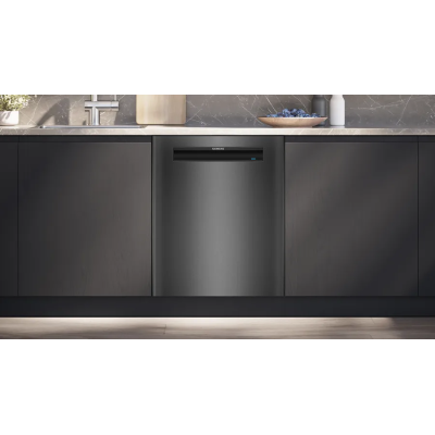 Lavavajillas Siemens sn13hc72cs iQ300 de encastre 60 cm acero negro