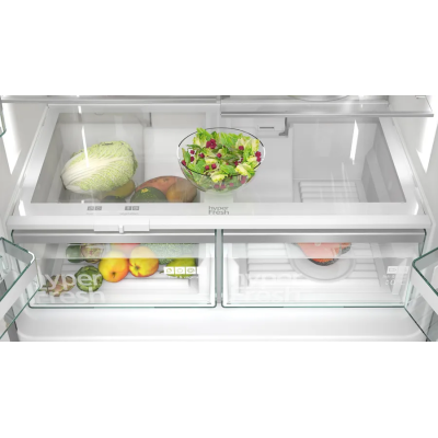 Siemens kf96daxea iQ500 freistehender Kühlschrank 91 cm h 183 Edelstahl schwarz