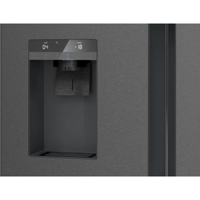 Siemens kf96daxea iQ500 lodówka wolnostojąca 91 cm h 183 ze stali nierdzewnej w kolorze czarnym