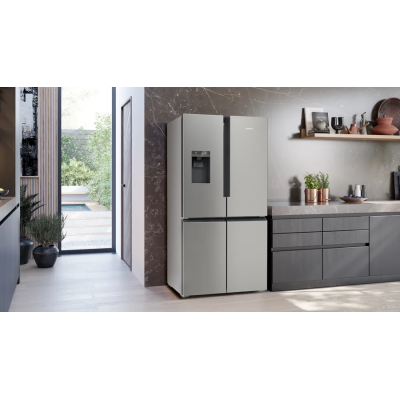 Siemens kf96dppea iQ500 lodówka wolnostojąca 91 cm h 183 ze stali nierdzewnej