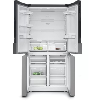 Siemens kf96nvpea iQ500 lodówka wolnostojąca 91 cm h 183 cm stal nierdzewna czarna