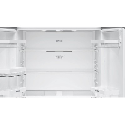 Siemens kf96nvpea iQ500 lodówka wolnostojąca 91 cm h 183 cm stal nierdzewna czarna