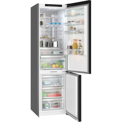 Siemens kg39nsbbf iQ500 freestanding fridge freezer 60cm black