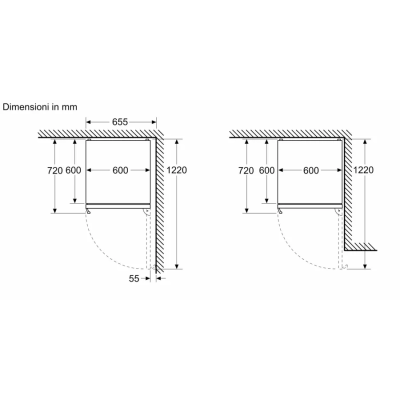 Siemens kg39naiat iQ500 freistehender Kühlschrank mit Gefrierfach 60 cm Edelstahl