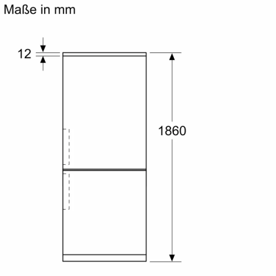 Réfrigérateur-congélateur pose libre Siemens kg36n2wcf iQ300 60 cm blanc