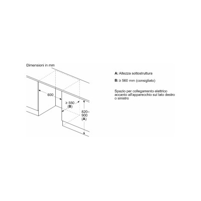 Congelador Siemens gu21nade0 iQ500 congelador empotrado bajo encimera h 82 cm