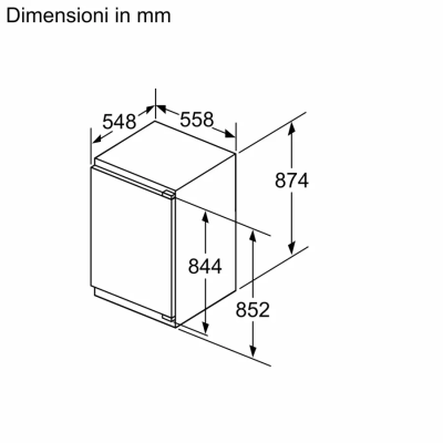 Siemens ki21radd1 iQ500 Einbaukühlschrank H 88 cm