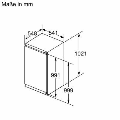 Réfrigérateur encastrable Siemens ki31r2fe0 iQ300 h 102 cm