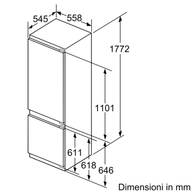 Frigorífico-congelador empotrado Siemens ki87ssde0 iQ500 h 178 cm SL