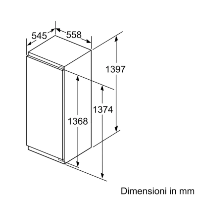 Siemens ki51fsdd0 iQ700 Einbaukühlschrank H 140 cm SL