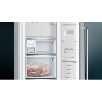 Siemens gs36naidp iQ500 zamrażarka wolnostojąca 60 cm h 186 ze stali nierdzewnej