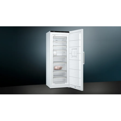 Siemens gs58nawdv iQ500 freestanding freezer 70 cm h 191 white