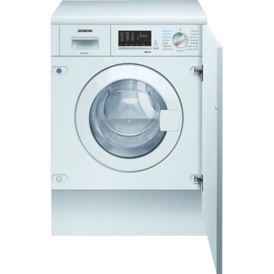 Lavadora secadora Siemens wk14d543 iQ700 de 60 cm encastrable blanca