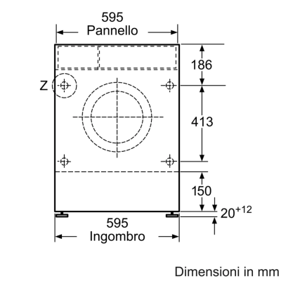 Lavadora secadora Siemens wk14d543 iQ700 de 60 cm encastrable blanca