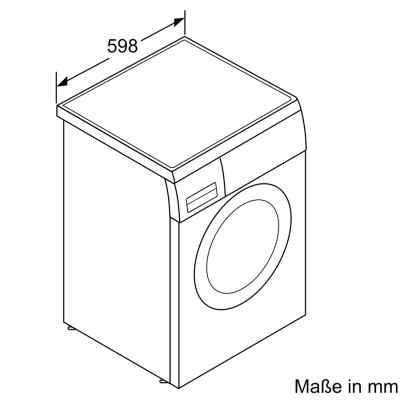 Lave-linge Siemens wu14uts8 iQ500 9 kg pose libre 60 cm inox