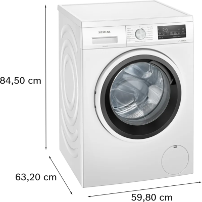 Siemens wu14ut49 iQ500 lavatrice 9 kg libera installazione bianco