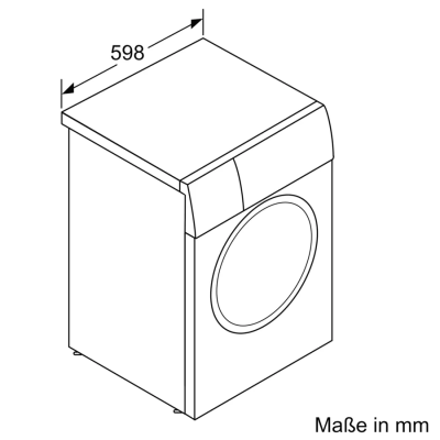 Siemens wg56b2a41 iQ700 Waschmaschine 10 kg freistehend weiß