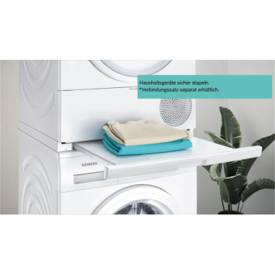 Sèche-linge à pompe à chaleur Siemens wq45b2b40 iQ700 9 kg autonome blanc