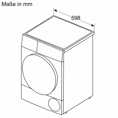 Sèche-linge à pompe à chaleur Siemens wq45b2b40 iQ700 9 kg autonome blanc