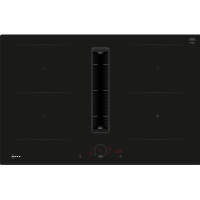 Neff v58fhq4l0 N70 Table de cuisson à induction avec hotte intégrée 80 cm noir