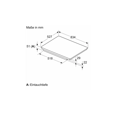 Płyta indukcyjna Neff t58ahv4c0 N70 80 cm czarna + ramka