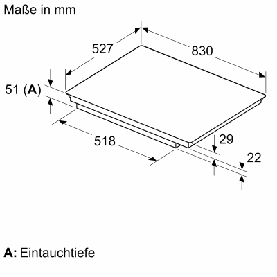 Neff t58auf4c0 N90 80cm czarna płyta indukcyjna z ramką