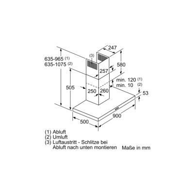 Campana extractora de pared Neff d95bhm4n0 N50 90 cm acero inoxidable