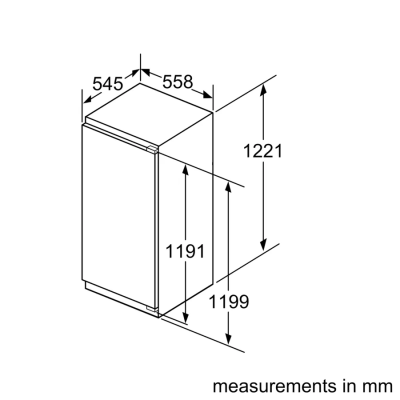 Neff gi7416ce0 N70 zamrazarka do zabudowy h 122 cm