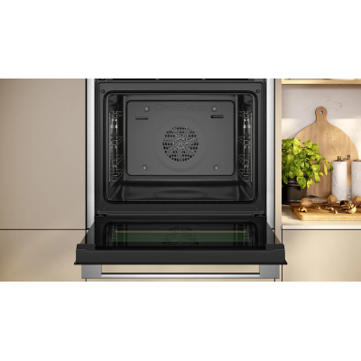 Neff b24cr31n0 N70 built-in oven 60 cm black + stainless steel