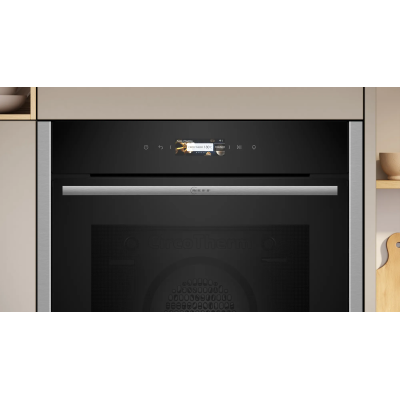 Neff b24cr31n0 N70 built-in oven 60 cm black + stainless steel