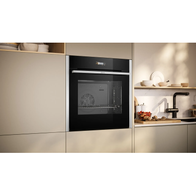 Neff b24cr31n0 N70 built-in oven 60 cm black + stainless steel