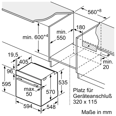 Neff b1ace2ag3 N50 Einbau-Multifunktionsbackofen 60 cm schwarz