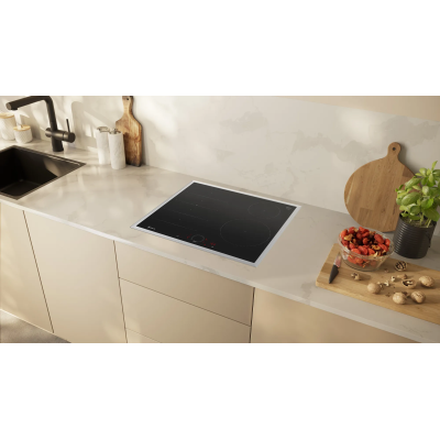 Neff t66she4l0 N70 induction hob 60 cm black with stainless steel frame