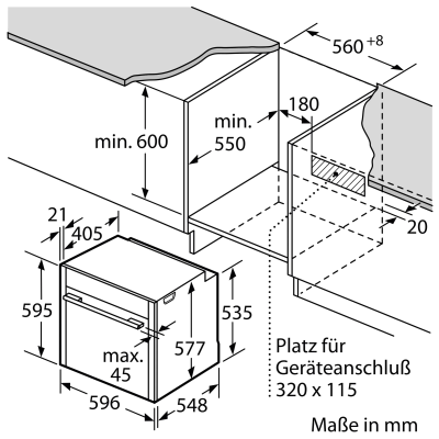 Neff b64vs31n0 N90 forno con aggiunta vapore 60 cm da incasso