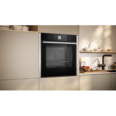 Neff b64ft33n0 N90 built-in steam oven 60 cm black