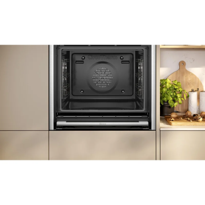 Piekarnik parowy pirolityczny do zabudowy Neff b64ct73n0 N90 60cm, czarny