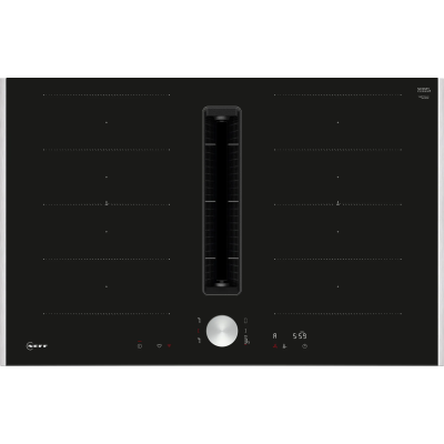 Neff v68ttx4l0 N90 induction hob with integrated hood 80 cm black