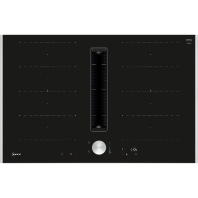 Neff v68ttx4l0 N90 Induktionskochfeld mit integrierter Dunstabzugshaube 80 cm schwarz