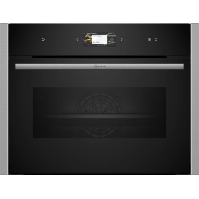 Horno de vapor empotrado Neff c24fs31n0 N90 h 45 cm negro