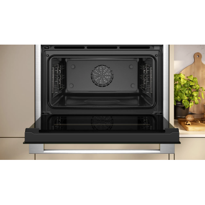 Horno de vapor empotrado Neff c24fs31n0 N90 h 45 cm negro