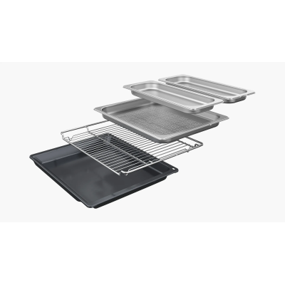 Horno de vapor empotrado Neff c24fs31n0 N90 h 45 cm negro